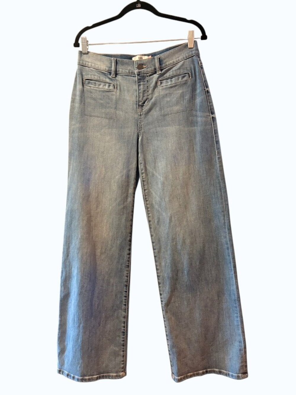 CAbi Venice Trouser Jean | Size 6R | High Rise Wide Leg | NWT